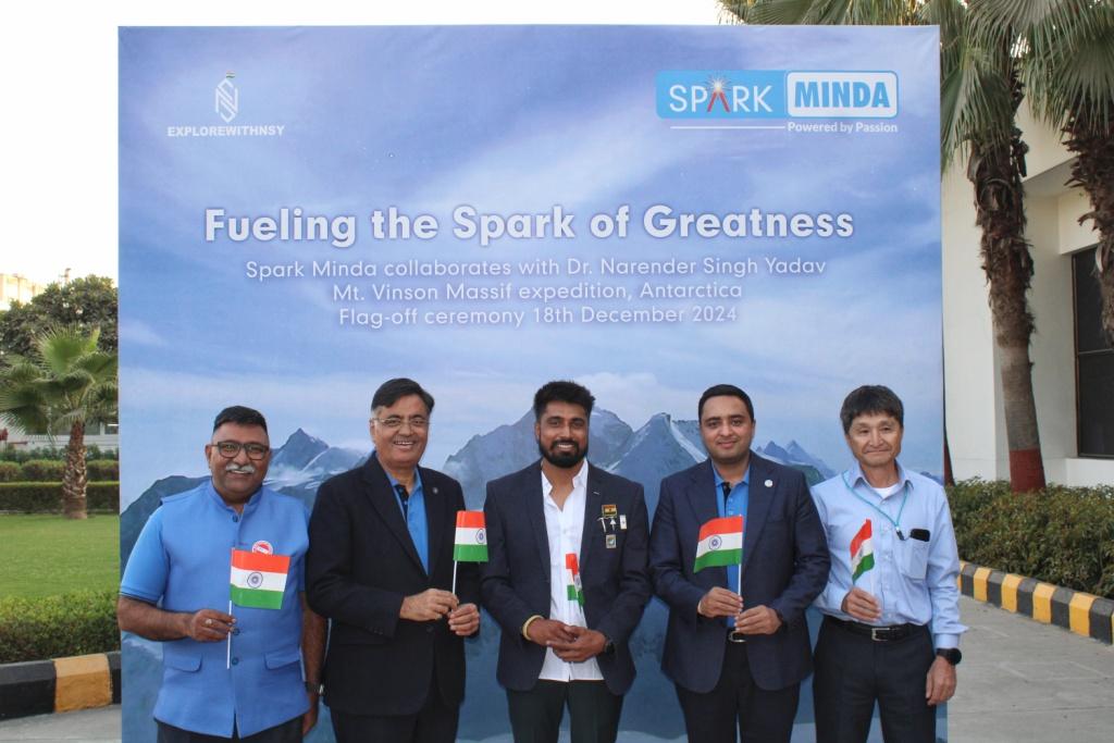 Spark Minda and Dr. Narender Singh Yadav Team Up for Sustainable Antarctic Expedition
